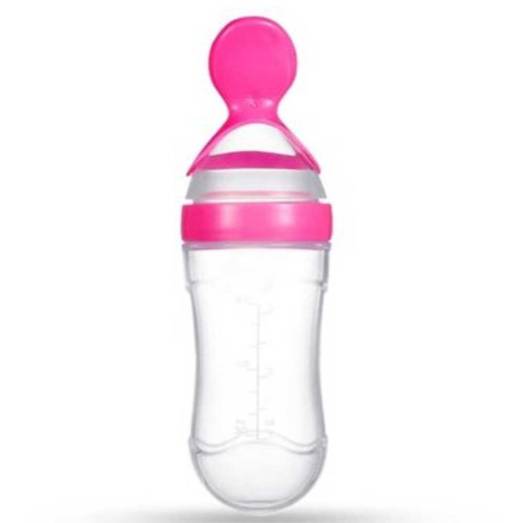 Pink Baby Spoon Feeder Bottle Manufacturers in Ludhiana